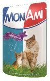 Паучи для кошек MonAmi индейка в соусе 0,1 кг.