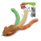 Игрушка для кошек GiGwi мышь с погремушкой и кошачьей мятой